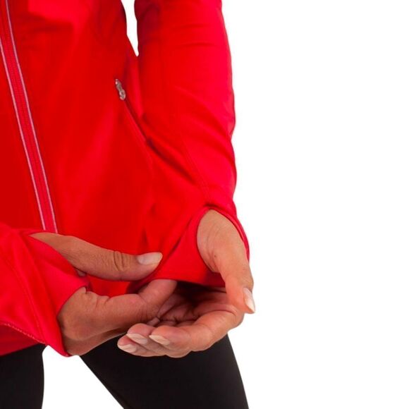 Lululemon Run: Track Time Jacket Currant Red Women's 4 Lightweight Zip Up - Picture 3 of 11